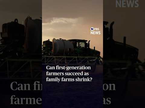 Can first-generation farmers succeed as family farms shrink?
