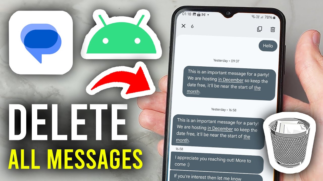 How To Delete All Text Messages At Once