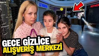 DÜNYANIN EN AKILLI ÇOCUĞU İLE GECE GİZLİCE AVM'DE KALDIK !? | Gamze Karta Öykü Karta