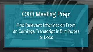 Research Tips  How to Read an Earnings Transcript Profile