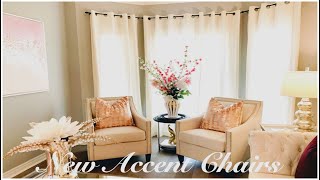 NEW Accent Chairs | How to Style with Accent Chairs | Accent Chair Styling | (Accent Chair unboxing)