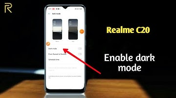 how to enable the dark mode in realme C20 Mein dark mode Kaise on off Karen night mode