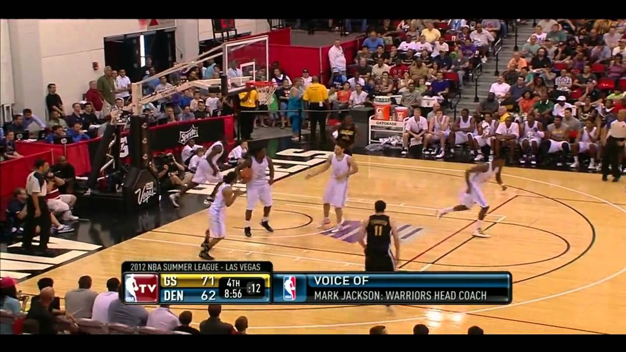 The Manimal blocking shots