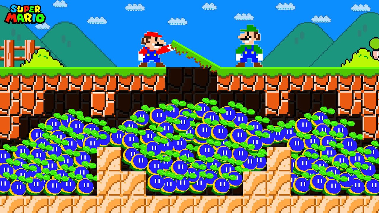 Super Mario Bros., but Mario have 1,000,000 Wonder Seeds