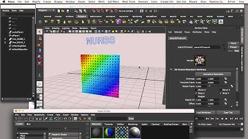 How To Texture Map Nurbs and Polys in Maya