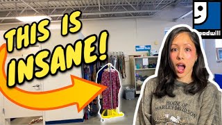 Was Not Expecting This Clothing Rack at Goodwill! Come Thrift with FullTime Reseller