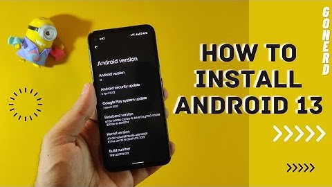 Installing Android 13!