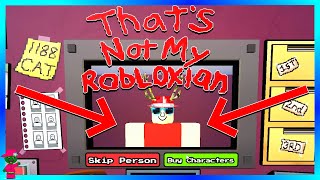 That's Not My Robloxian!