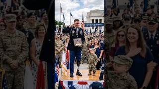 Disabled Army Hero Receives Standing Ovation #militaryheroes diss#disableve #disabledveterans