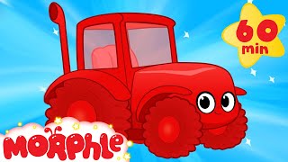 My Red Tractor's Farm Day ( +1 hour My Magic Pet Morphle kids videos compilation) screenshot 1