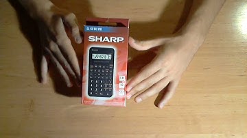 SHARP EL-501X-WH Quick Unboxing