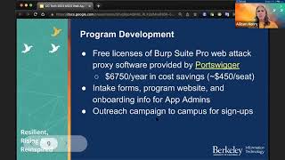 UC Tech 2023 - Web Application Security an Offensive Testing Program Cybersecurity Grad Students screenshot 5