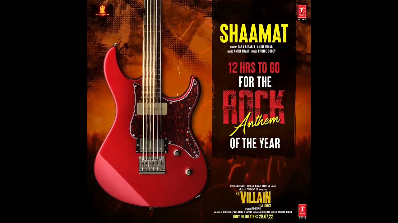 Shaamat Teaser | Ankit Tiwari | Tara Sutaria | Price Dubey | Ek Villain Returns | Disha P | John A