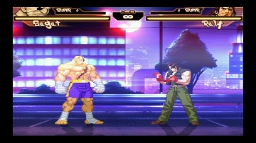 Capcom Vs Snk || Ralf Vs Sagat || Elite Battle || Mugen Games ||