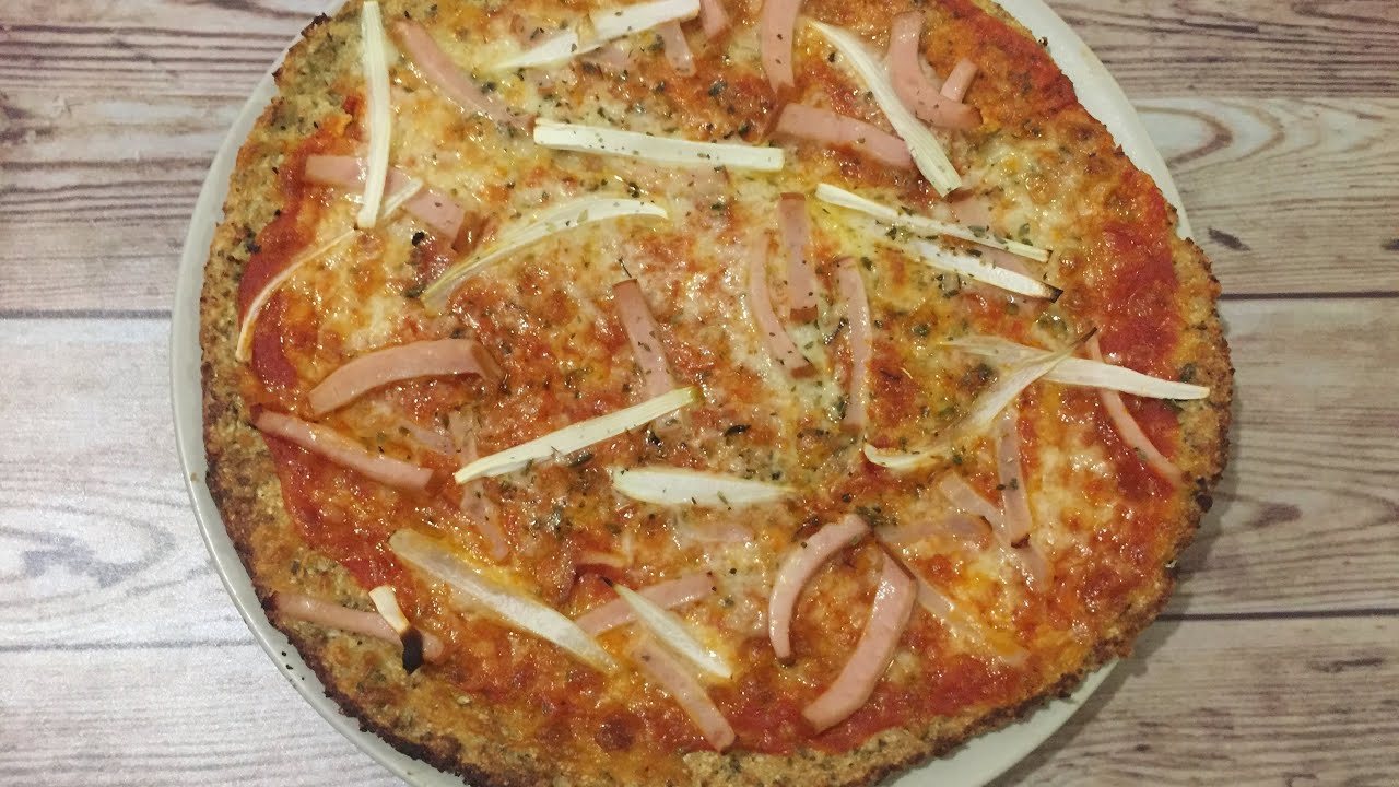 Pizza con Base de Coliflor - Cuisine Companion