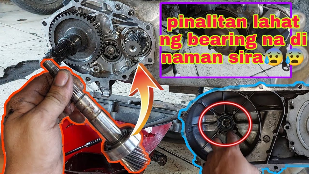 pinalitan lahat ng bearing ng gear.maingay paren|double check muna bago magpalit✌️☺️