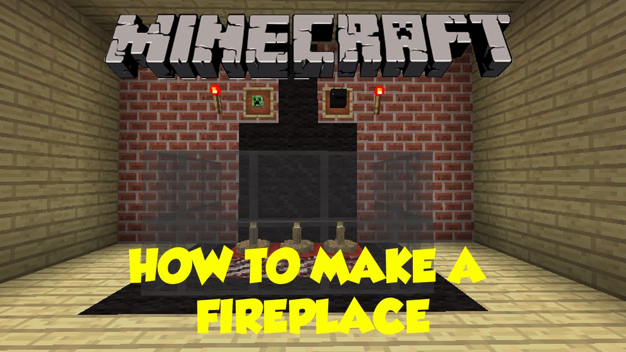 How to Make a Fireplace in Minecraft - YouTube