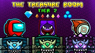 OPENING ALL NEW 2.2 CHESTS | The Treasure Room - Tier 2 (Geometry Dash)