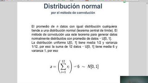 Clase 4-5 Simulación computacional. Secuencias en otras distribuciones. Método convolución.