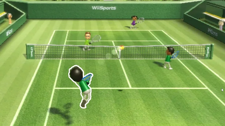 How to do a power serve (Wii sport tennis)