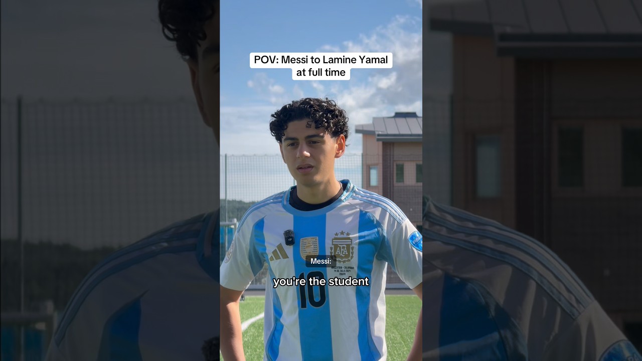 STUDENT BEATS THE MASTER😳🇪🇸🇦🇷#football #soccer #worldcup #messi #lamineyamal #spain #argentina