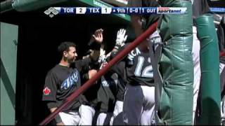 2010/04/08 Encarnacion's go-ahead sac fly
