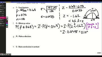 AP Statistics - Two Sided Tests for Proportions