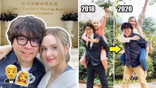 We Tried to Recreate Our Wedding Day 2 Years Later | Anniversary Vlog