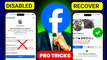 Facebook Disabled Account Recovery | Facebook Account Suspended 180 Days  | FB Account Recovery 🔒