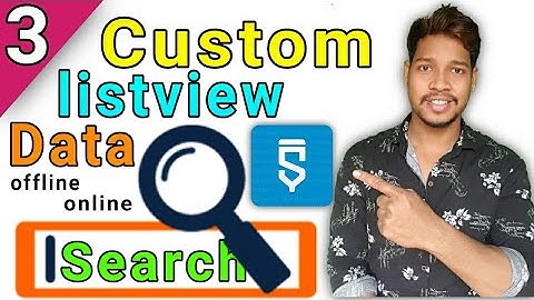 Custom listview data search offline and online activity in sketchware/Aauraparti