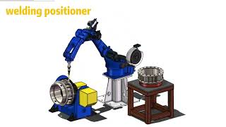 yaskawa welding robot rotary positioner，Special table for robotics welding Cell  workstation