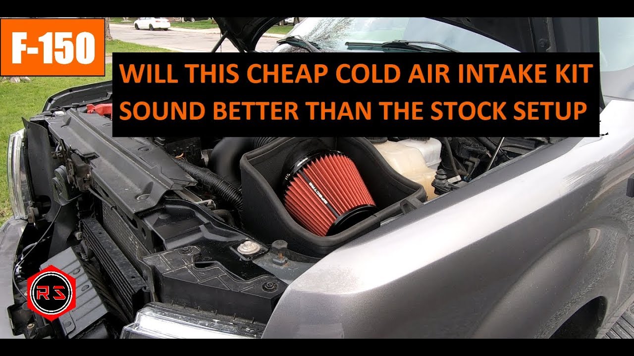 How to install a Cold air intake on your F150 - YouTube