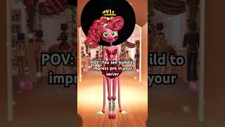 POV: You see build to impress pro in your server #dti #dresstoimpress #roblox #poppyplaytime