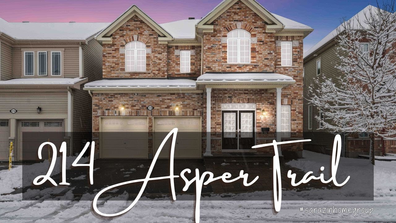 SOLD 214 Asper Trail Ci, Kanata SARAZIN HOME GROUP YouTube