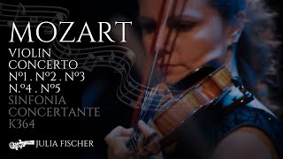 MOZART, Violin Concerto No.1-5 and K364 - Julia Fischer by FISCHER GARRETT MUSIC 38,683 views 1 year ago 2 hours, 35 minutes