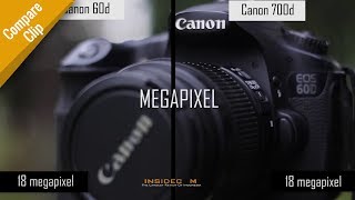 Canon 60D vs Canon 700D - Compare Clip