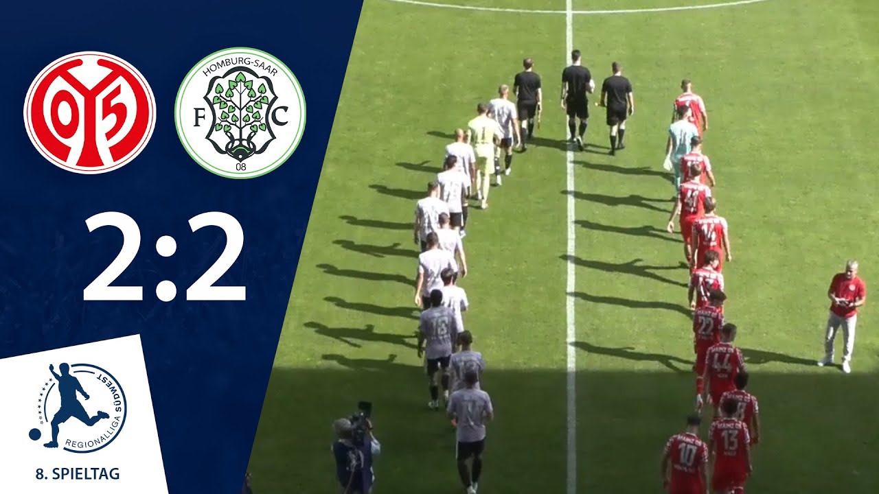 Homburg holt auf | 1. FSV Mainz 05 II - FC 08 Homburg | 8. Spieltag RLSW