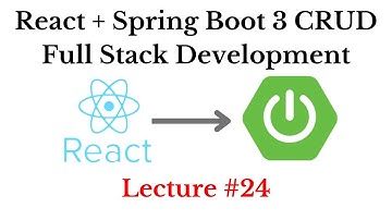 [NEW] React + Spring Boot CRUD Full Stack App - 24 - Connect React App to Get Employee REST API