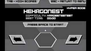 Super Hexagon- All Stages Complete & Ending
