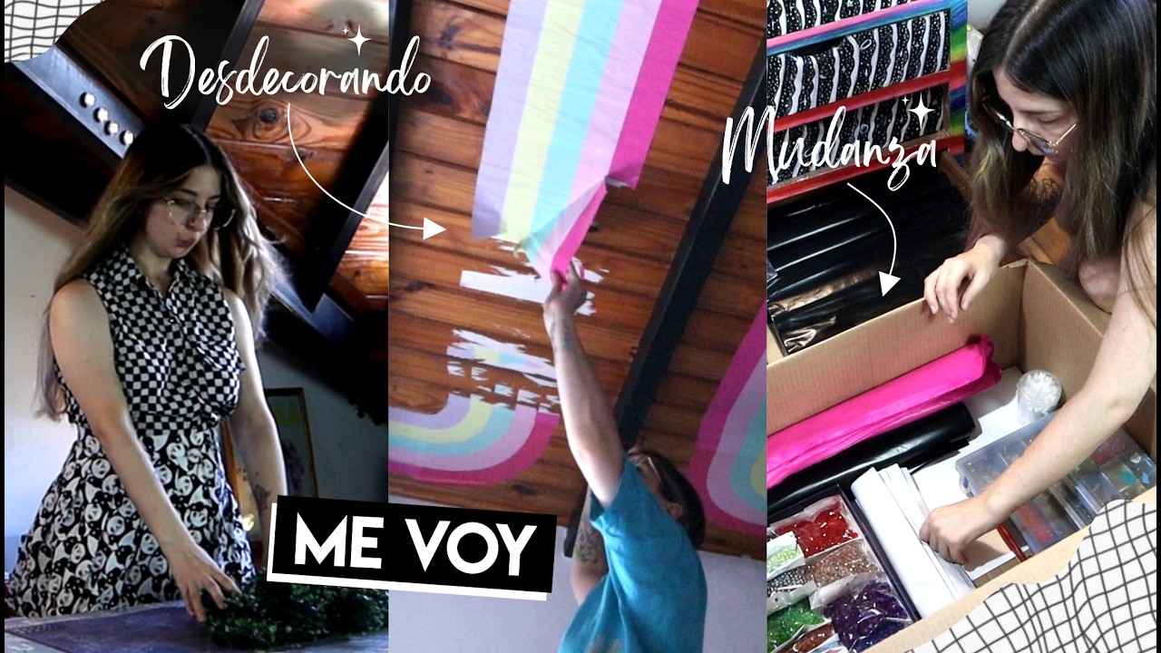 ME VOY, desmontando mi estudio 🚚 desdecorando la casa @Ann Attack