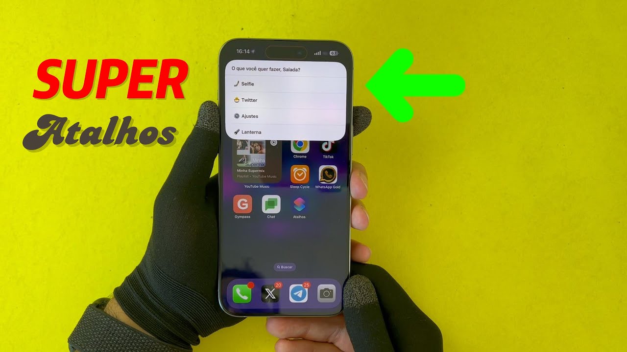 Super Atalhos no iPhone - Botão de Ação