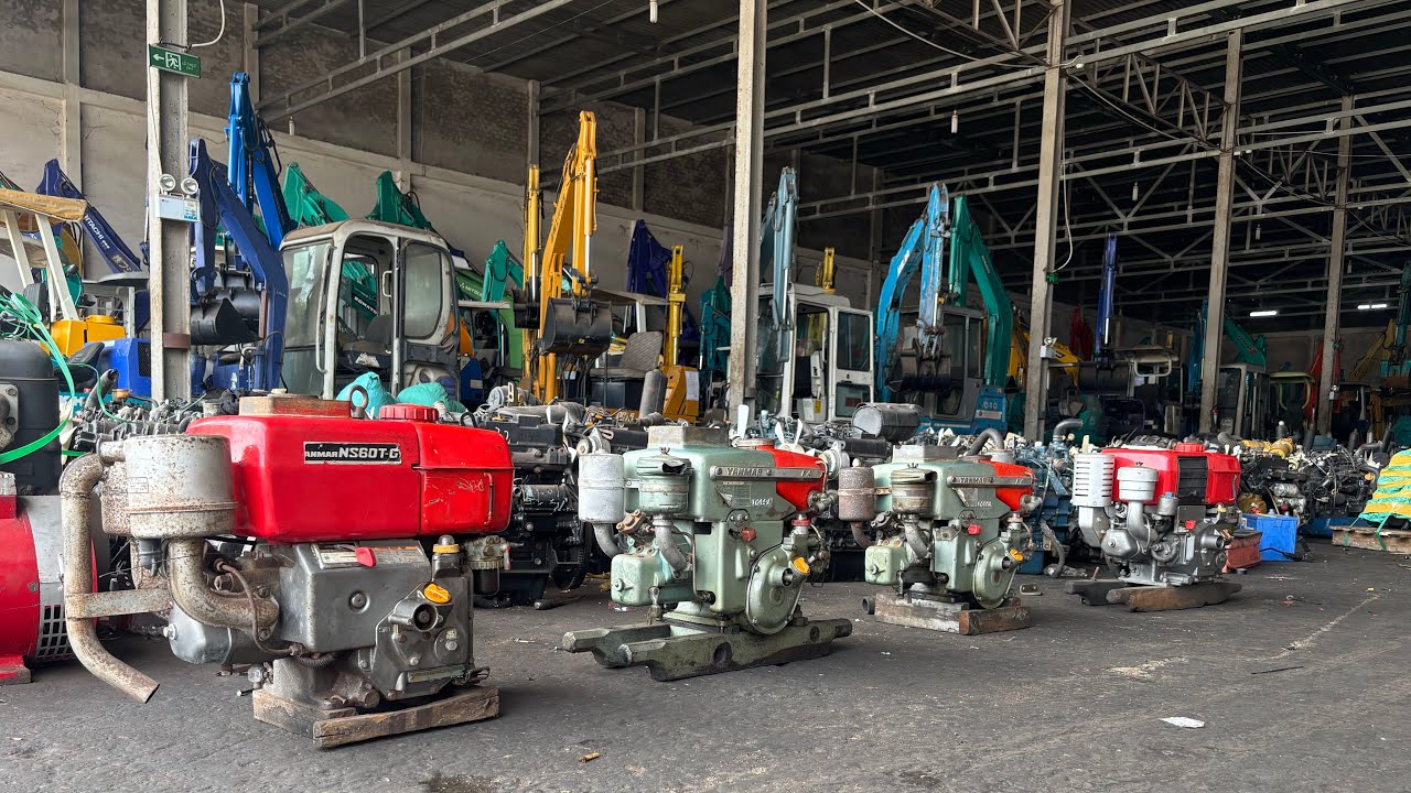 Động Cơ Nổ Dầu Diesel Ns 40 - 60 - Yanmar f4 : Lh 0373453633 - 0913948706