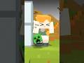 Alex messed up Creeper's head. #マイクラ #minecraftanimation #minecraft