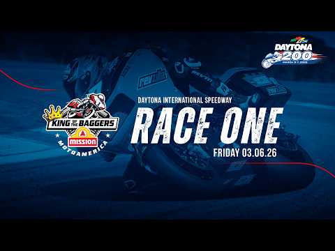 Mission King of the Baggers Race 1 at Daytona 2026 - FULL RACE | MotoAmerica