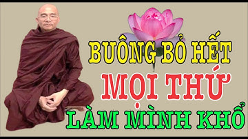 BUÔNG BỎ Những Thứ LÀM MÌNH KHỔ (nghe rất thấm) | Sư Toại Khanh - Sư Giác Nguyên Giảng