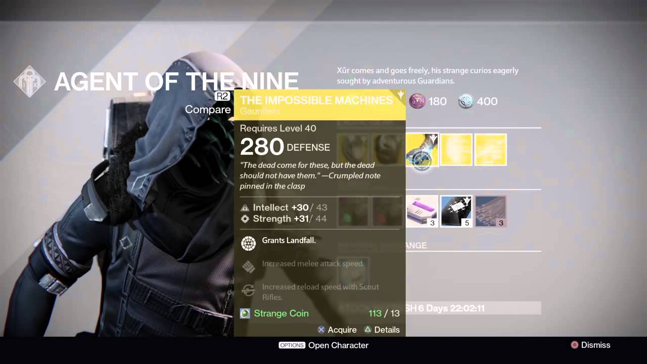 Destiny Xur location 06.11.15