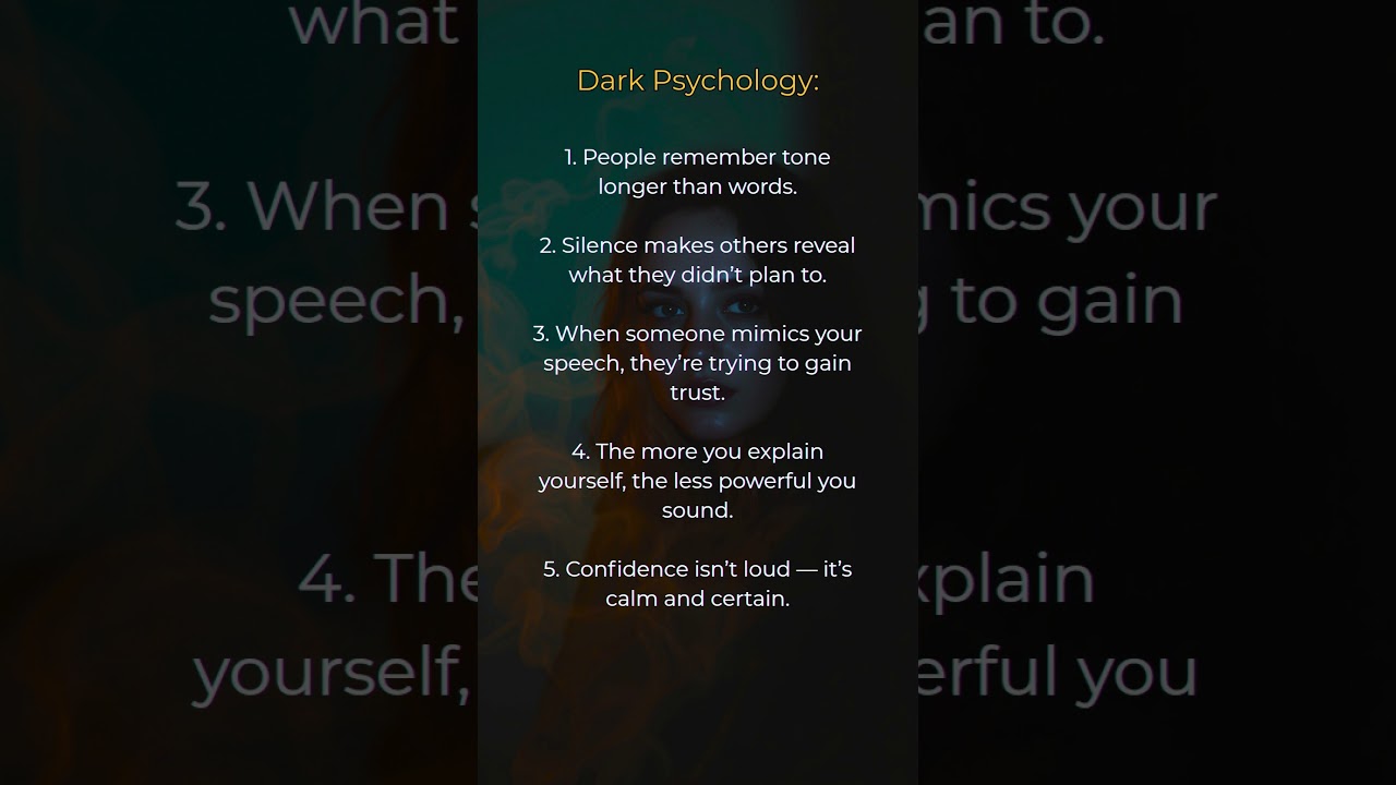 Top 5 Dark Psychology Tricks to Read Minds, Spot Lies & Influence People