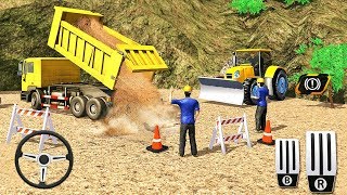 Real Tunnel Construction Simulator - Heavy Machines Sim - Android Gameplay FHD screenshot 3