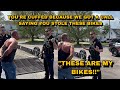 Cop Slaps Cuffs On Man Because He Thought His Bikes Was Stolen
