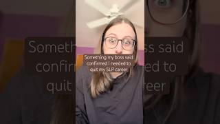 On quitting my Speech Pathologist career: